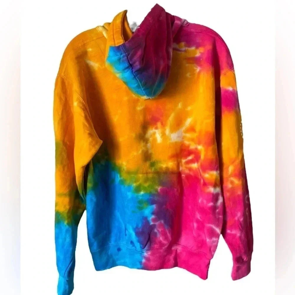 COLORTONE | Vibrant Tie & Dye Colortone Hungover Hoodie Size S (NWOT) - Picture 2 of 10